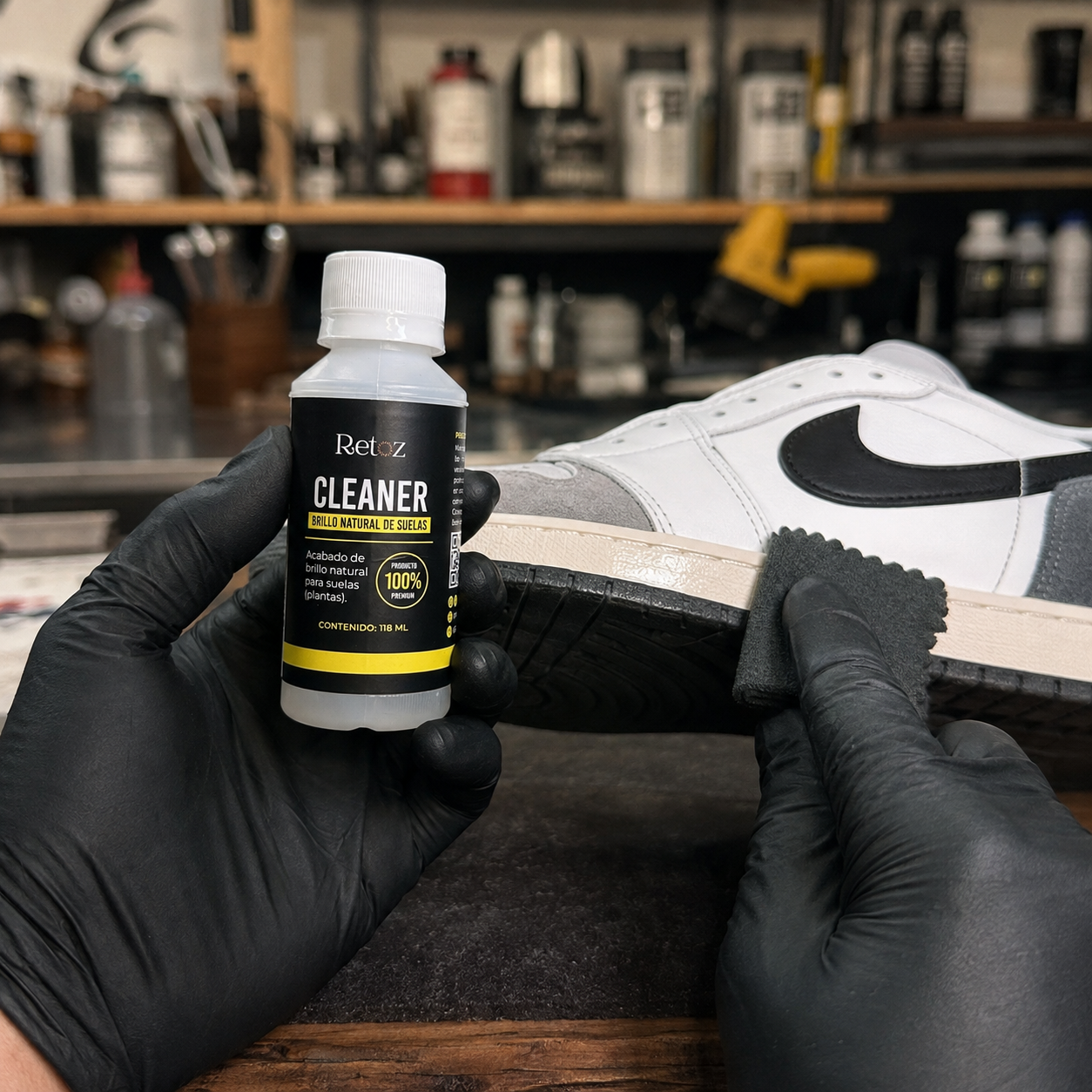 Cleaner — Brillo Natural de Suelas