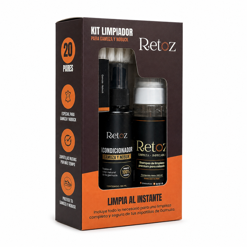 Kit para gamuza y nobuck
