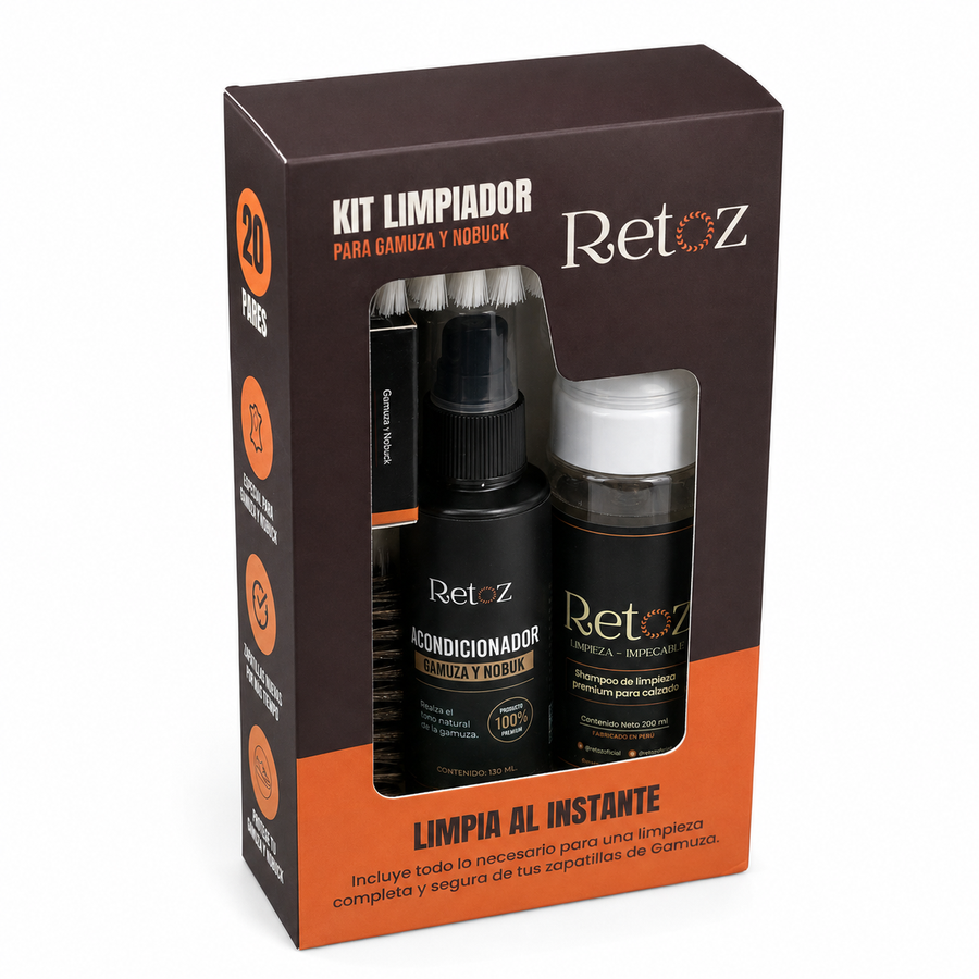 Kit de Limpieza Especial para Gamuza y Nobuck
