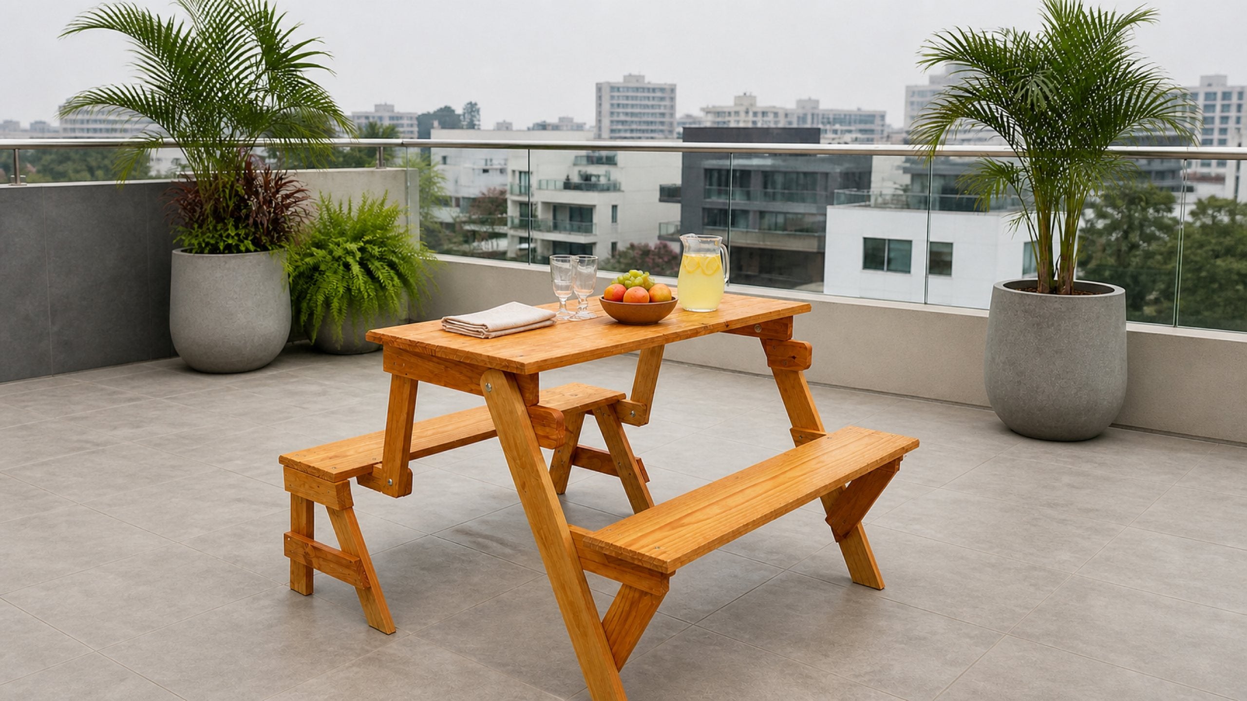 Modo mesa, terraza en Lima
