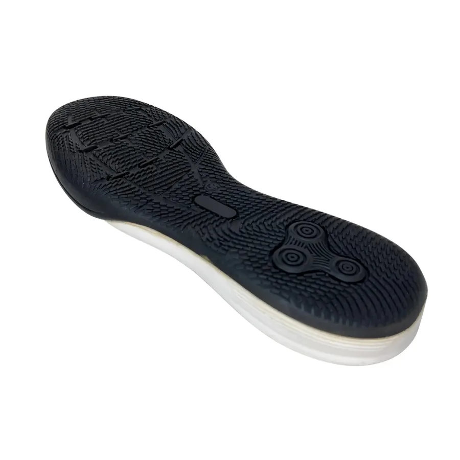 Suela de Futsal para Losa EVA + Caucho (Blanca con Negro)