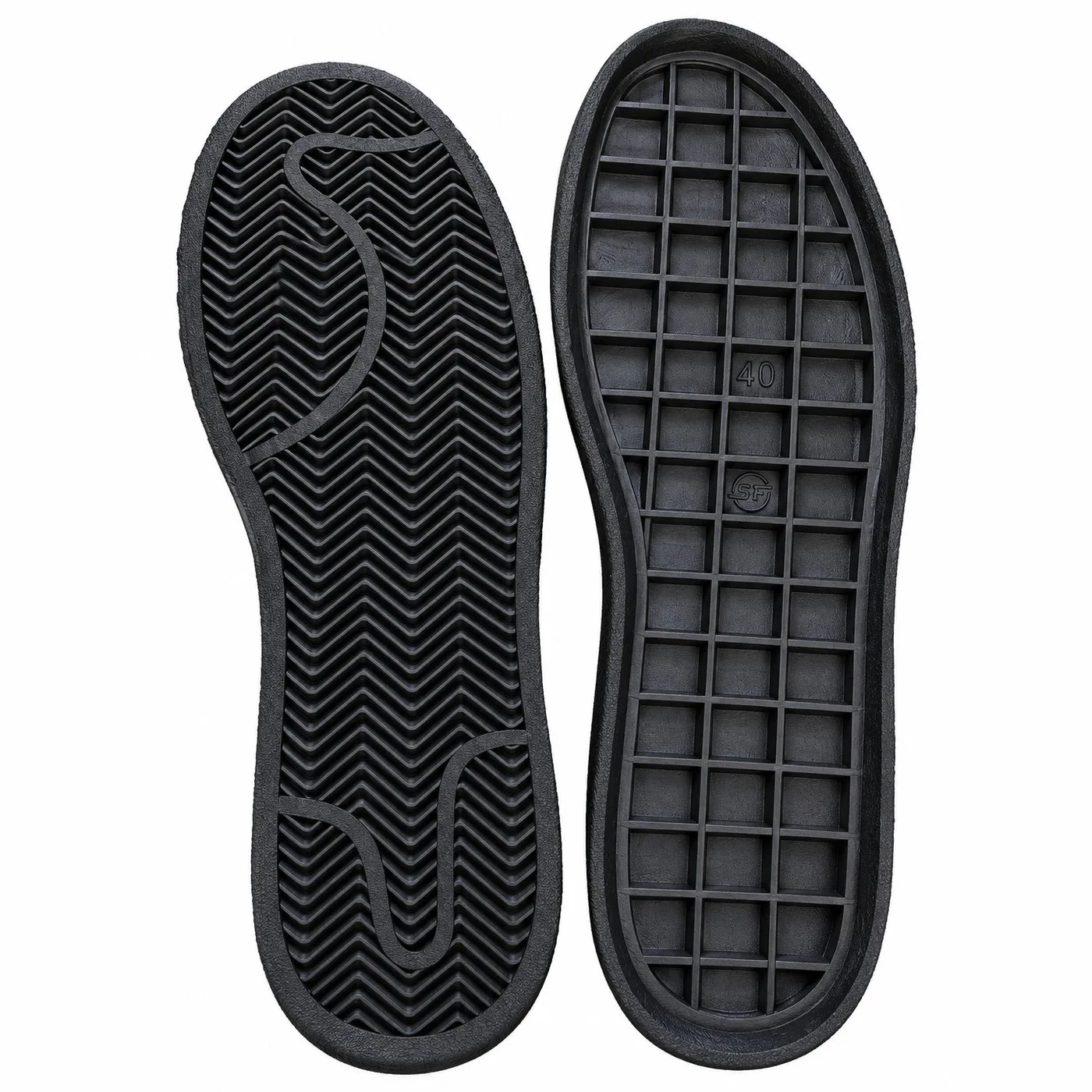 Suela Superstar - Caucho Negro