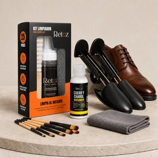 Combo Completo para Cuidar Zapatos de Vestir