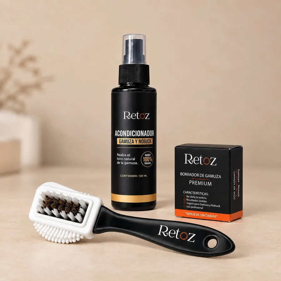 Kit Gamuza Dúo: Renovador + Cepillo 3 en 1 + Borrador