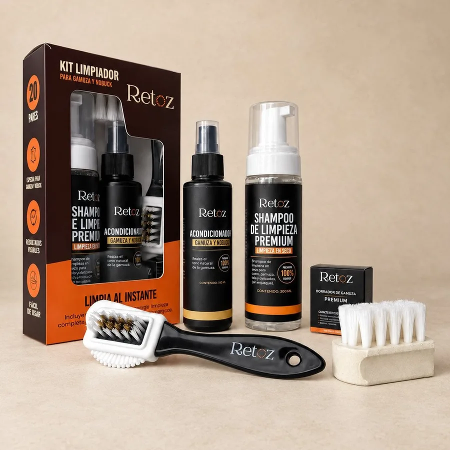 Kit de Limpieza Especial para Gamuza y Nobuck