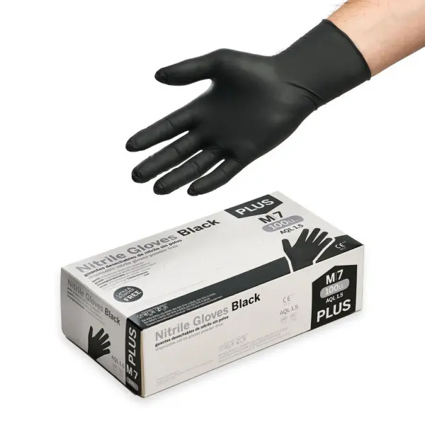 Guantes de Nitrilo- Caja de 100 Unidades