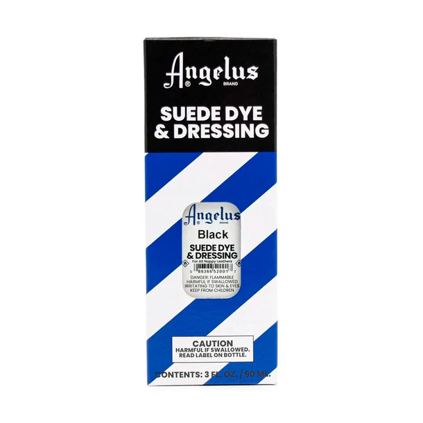 Angelus Negro De Gamuza 3 oz Original