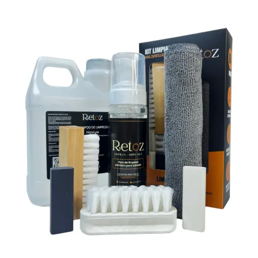 Kit de Limpieza de Zapatilla + 1 Litro de Shampoo
